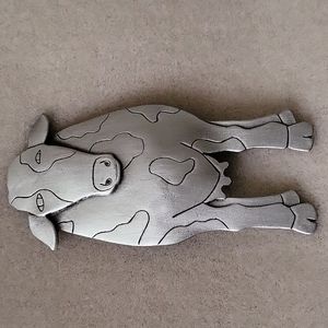 Cow Lapel Pin Brooch